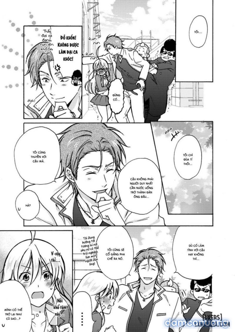 Nyotaika Yankee Gakuen: Ore no Hajimete, Nerawaretemasu! Chapter 13 - Trang 12 - Dâm Cô Nương