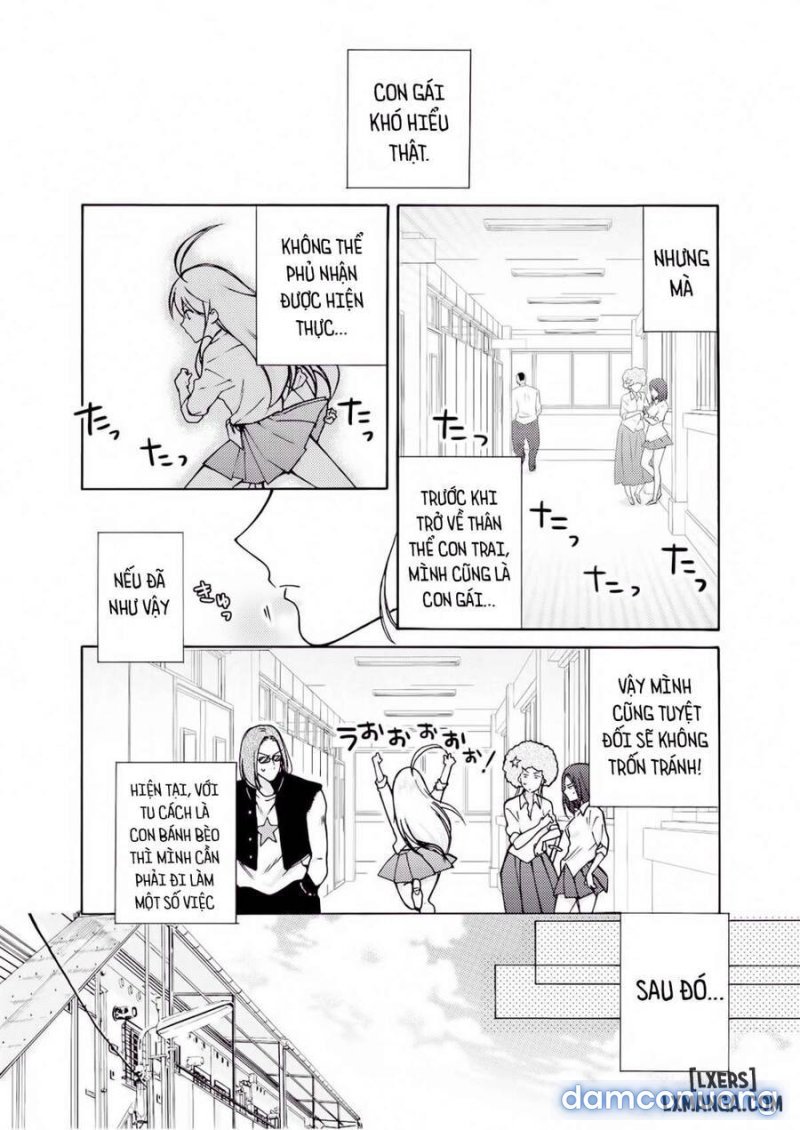 Nyotaika Yankee Gakuen: Ore no Hajimete, Nerawaretemasu! Chapter 8 - Trang 12 - Dâm Cô Nương