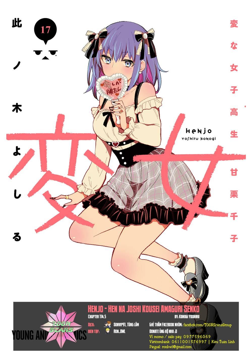 Henjo – Hen na Joshi Kousei Amaguri Chiko Chapter 114.5 - Trang 1 - Dâm Cô Nương