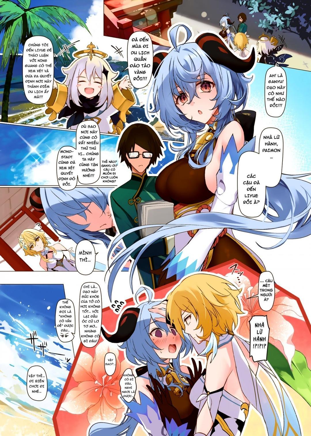 Osawari Sasete! Ganyu-sama Oneshot - Trang 4 - Dâm Cô Nương