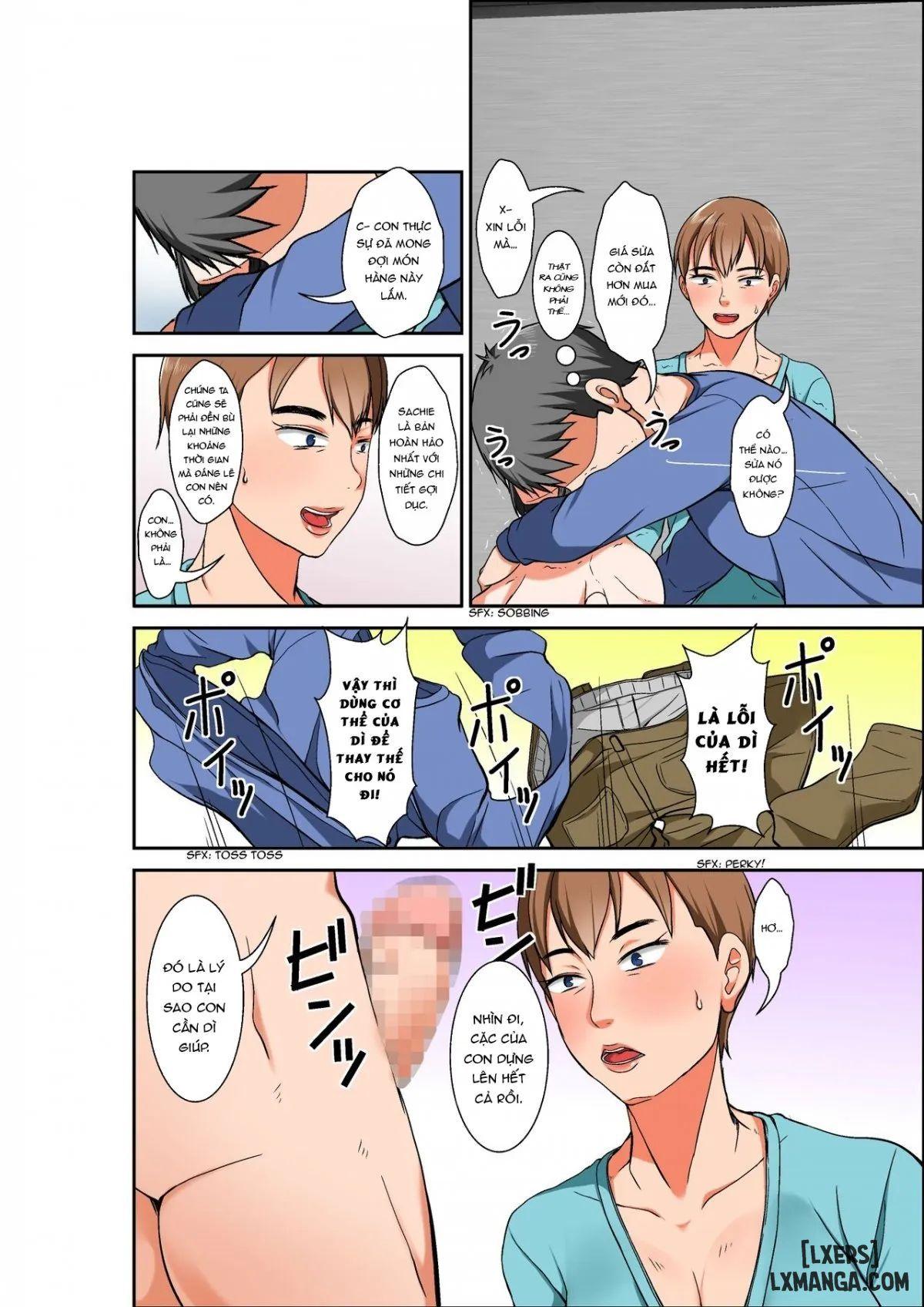 Hahaoya to SEX shiyou to shitara cho binkan taishitsu no oba ga wana ni kakatta hanashi Chapter 1 - Trang 13