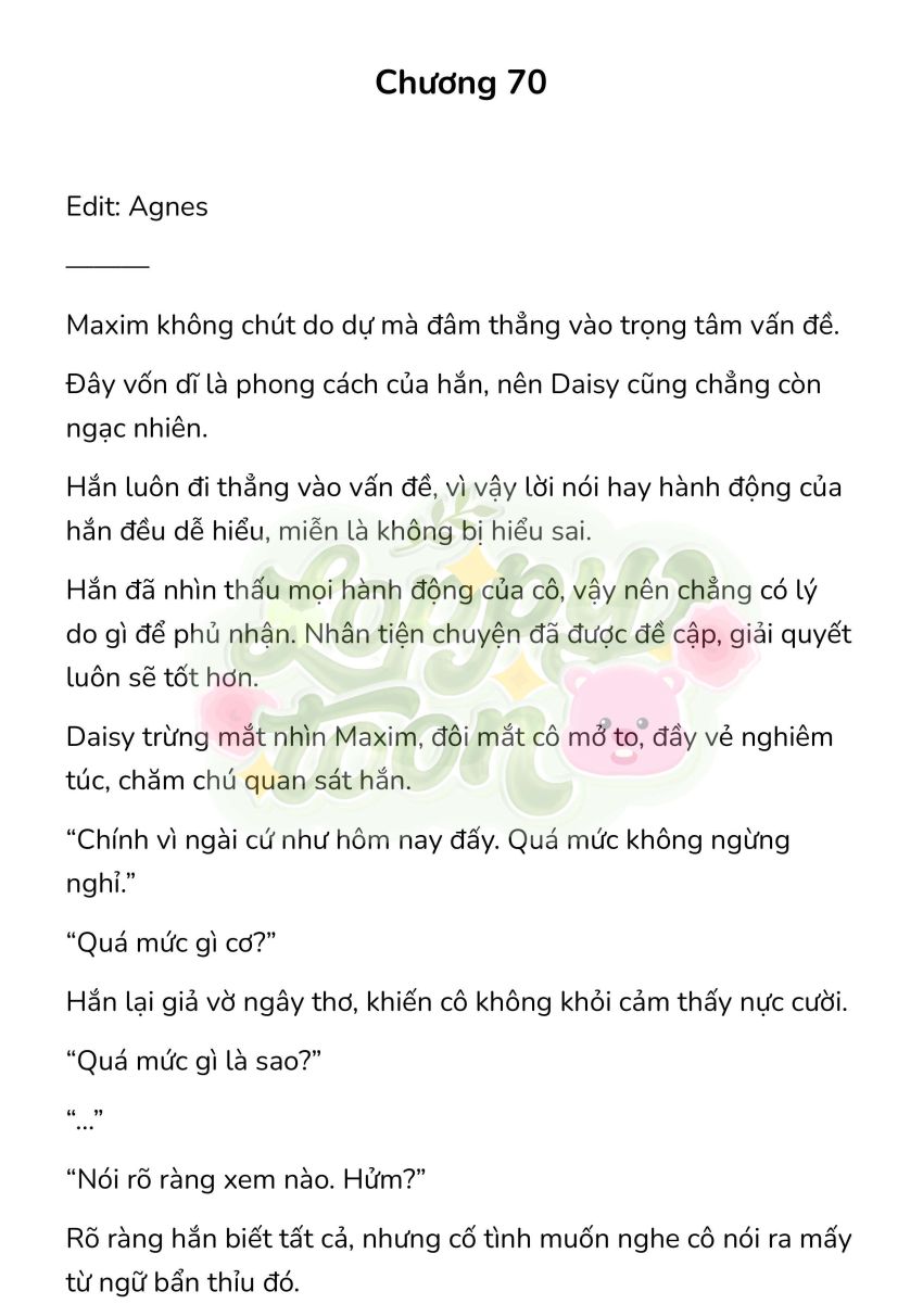 [Novel] Trận Chiến Ly Hôn! Chapter 70 - Trang 1 - Dâm Cô Nương