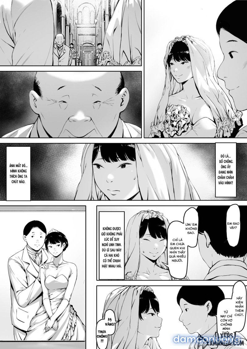 Gifu to Doukyou Suru ni Natta Shiawase na Shinkon Seikatsu o Okuro Hazu datta no ni Chapter 1 - Trang 5 - Dâm Cô Nương
