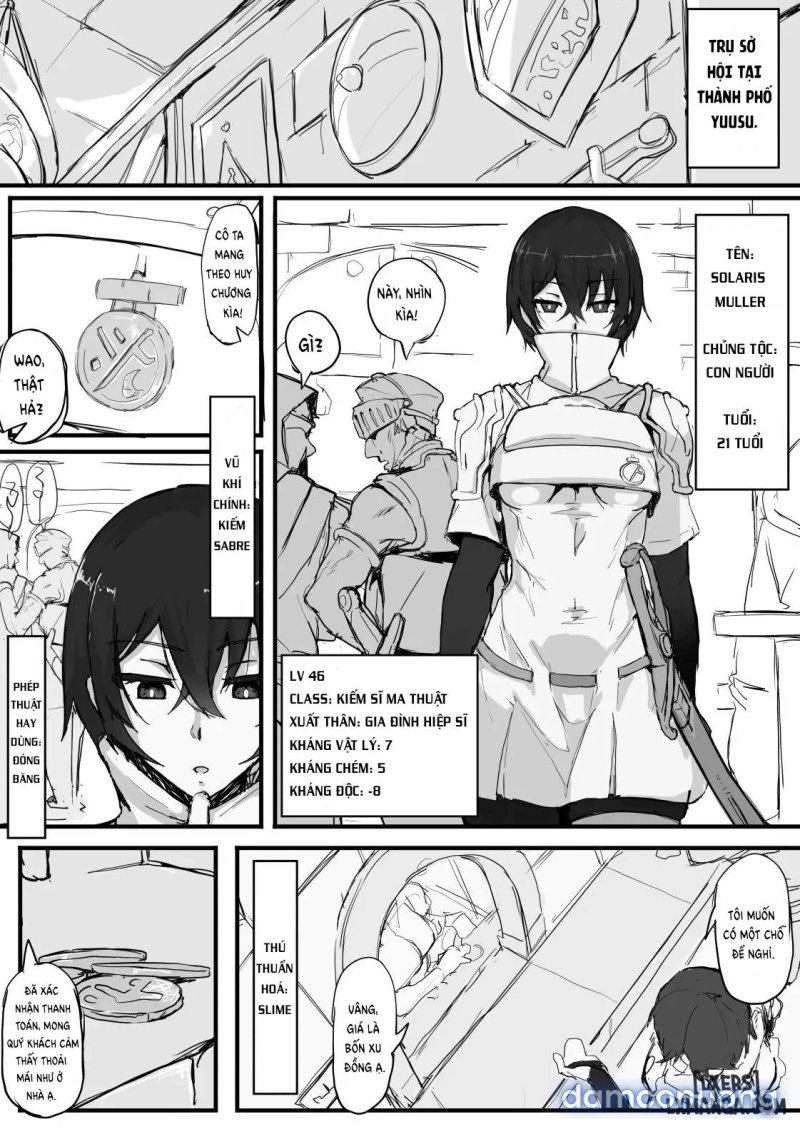 Kurokami ku-ru kensi no syumi Chapter 0 - Trang 4 - Dâm Cô Nương