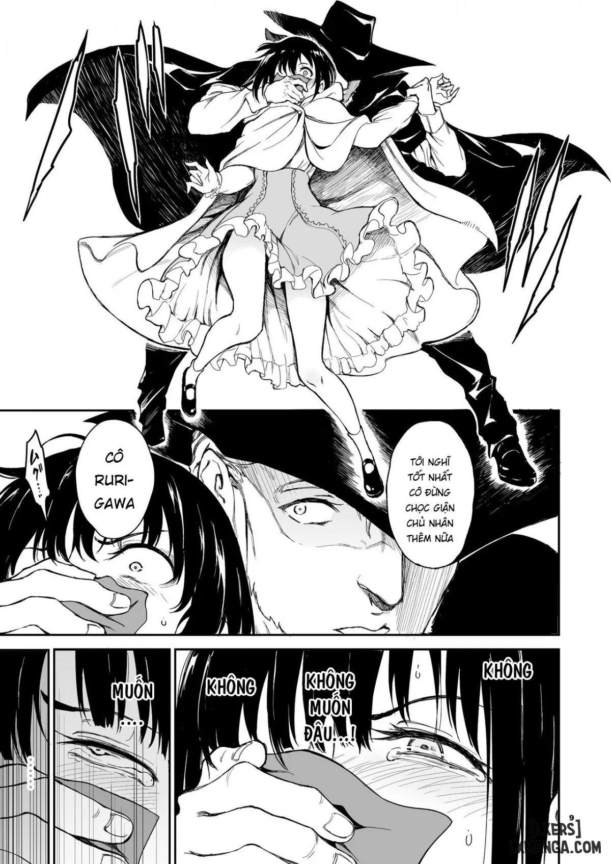 Maid Kyouiku -Botsuraku Kizoku Rurikawa Tsubaki Chapter 6 - Trang 10 - Dâm Cô Nương