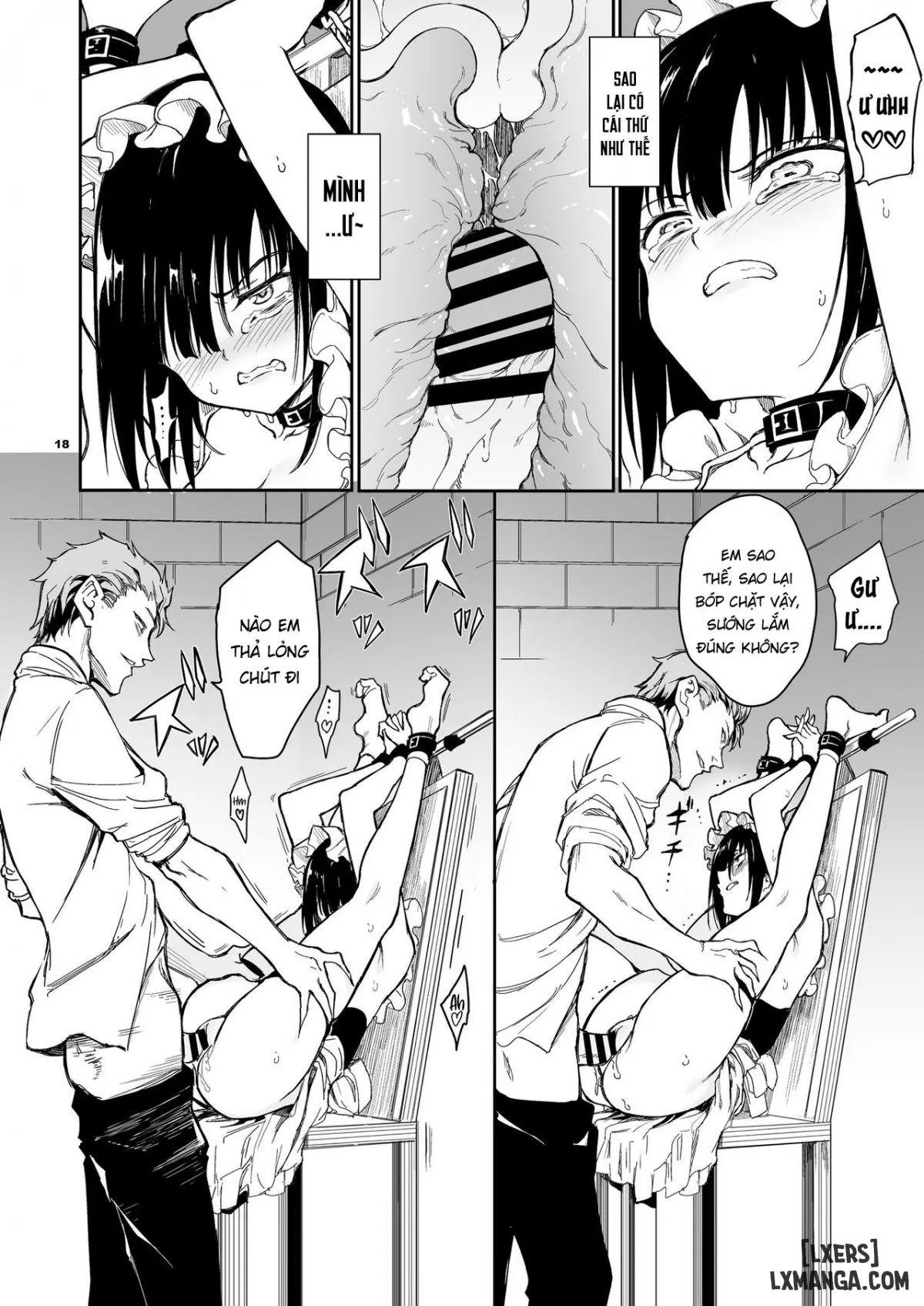 Maid Kyouiku -Botsuraku Kizoku Rurikawa Tsubaki Chapter 6 - Trang 19 - Dâm Cô Nương