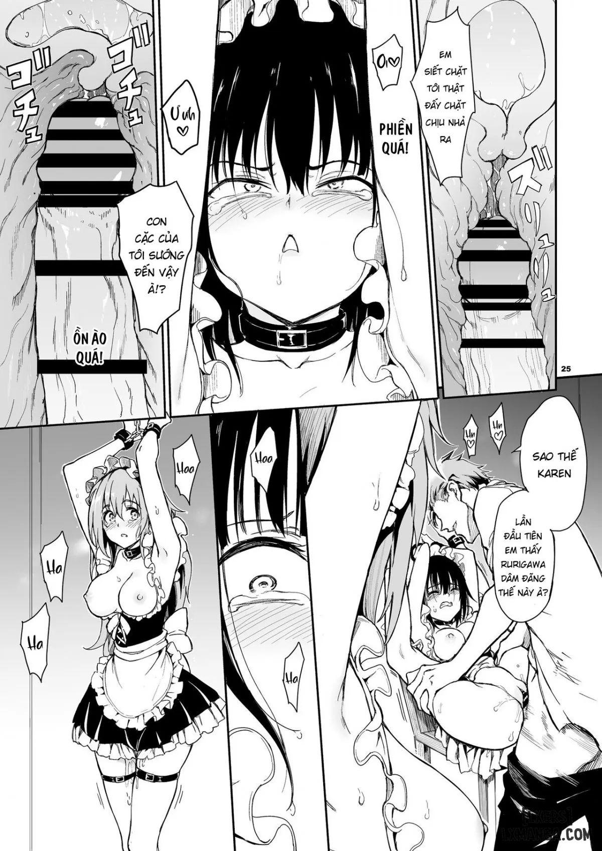 Maid Kyouiku -Botsuraku Kizoku Rurikawa Tsubaki Chapter 6 - Trang 26 - Dâm Cô Nương
