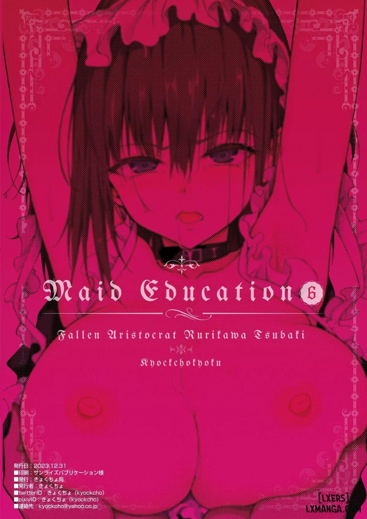 Maid Kyouiku -Botsuraku Kizoku Rurikawa Tsubaki Chapter 6 - Trang 32 - Dâm Cô Nương