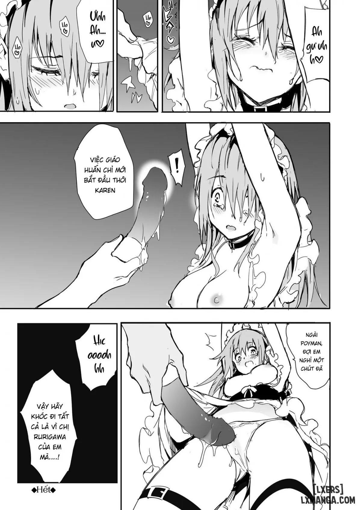Maid Kyouiku -Botsuraku Kizoku Rurikawa Tsubaki Chapter 6 - Trang 34 - Dâm Cô Nương