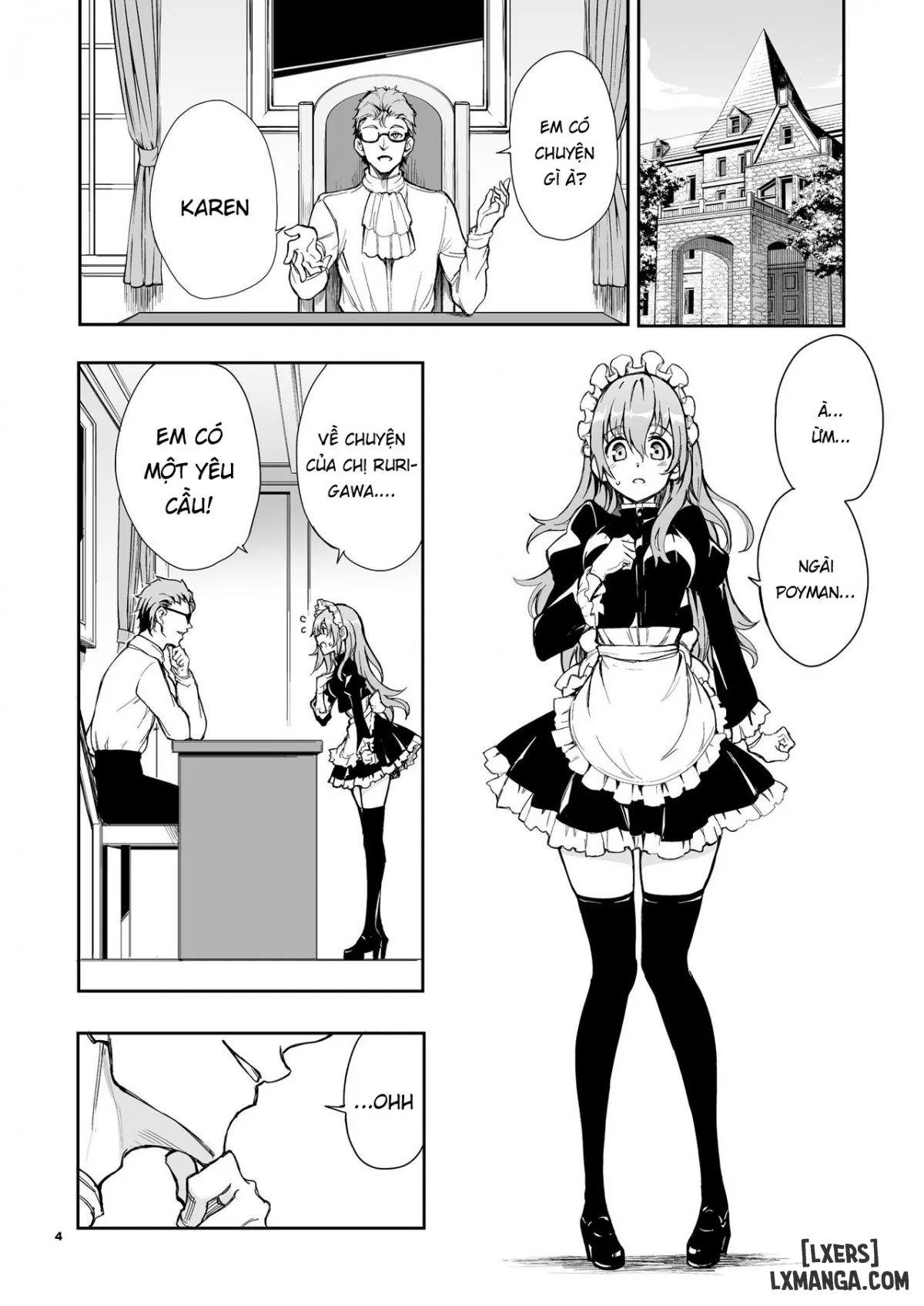 Maid Kyouiku -Botsuraku Kizoku Rurikawa Tsubaki Chapter 6 - Trang 5 - Dâm Cô Nương
