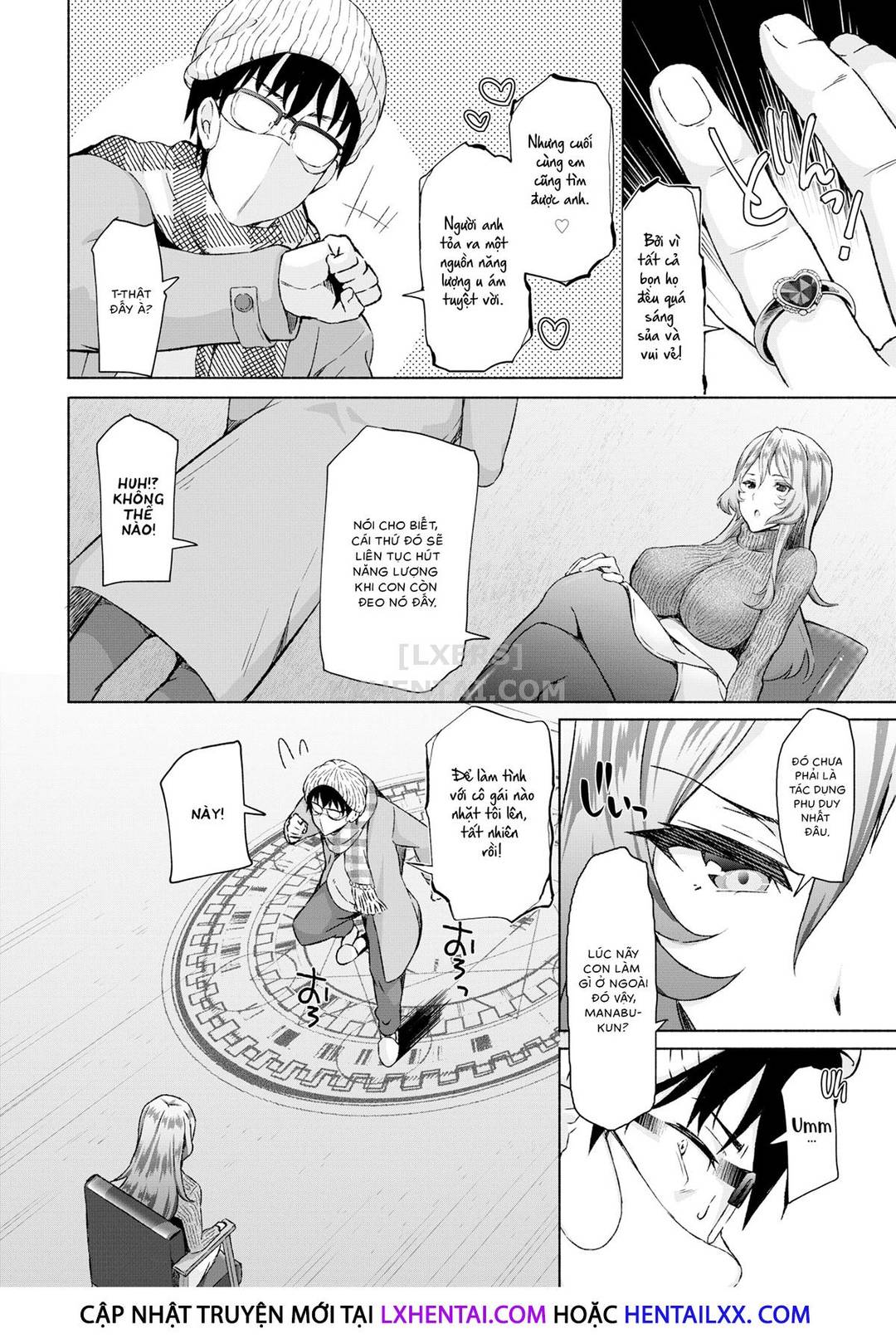 Nhẫn ma thuật biến những cô nàng cùng nhà thành dàn harem của tôi! Chapter 6 - Trang 12 - Dâm Cô Nương