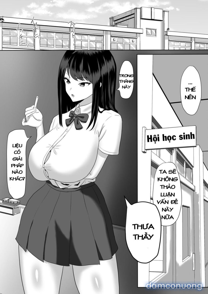 Seito Kaichou nanoni, Otona Chinpo ni Otosaremashita Oneshot - Trang 4 - Dâm Cô Nương