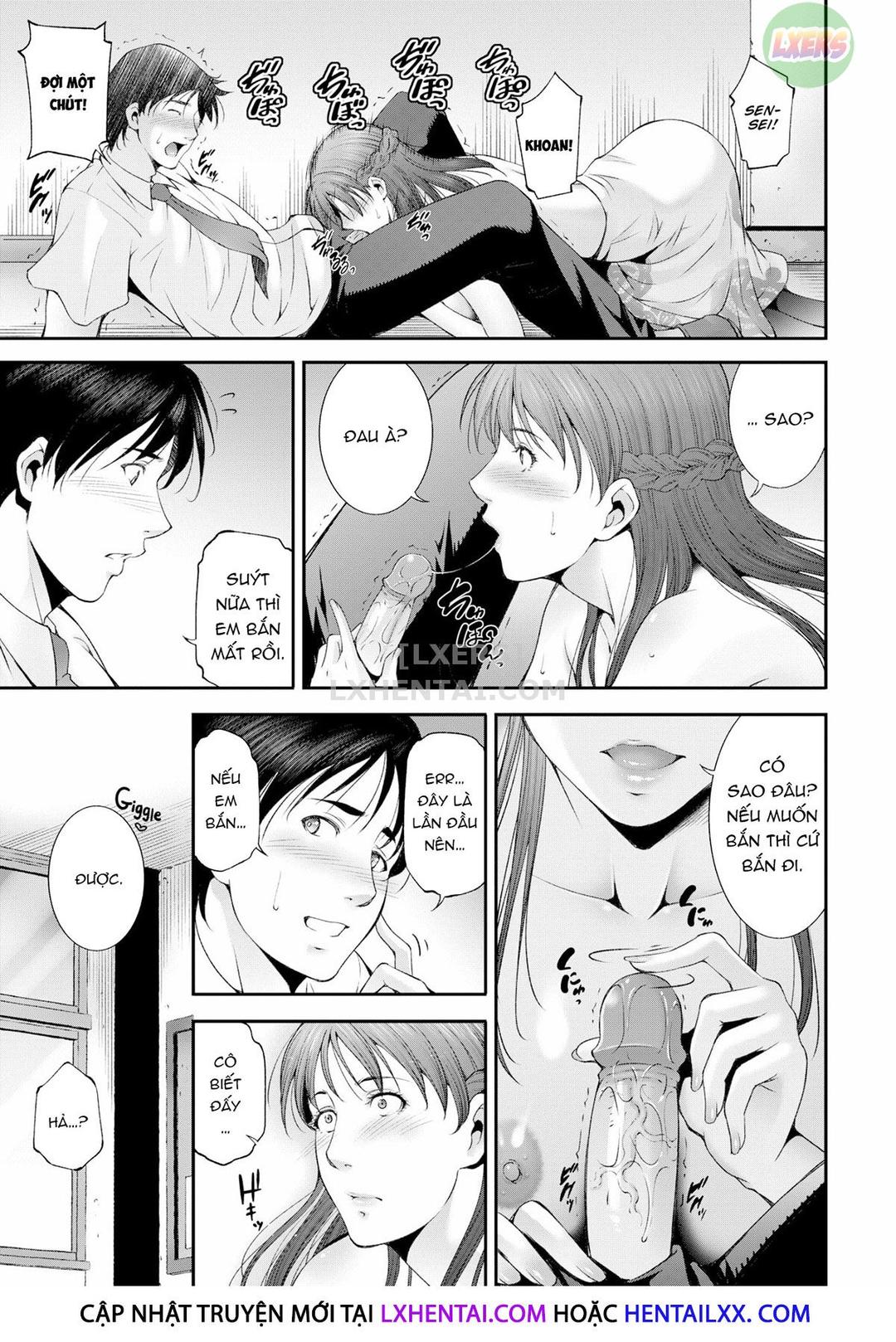 Hentai Không che: Cô giáo mãi đỉnh Chapter 1 - Trang 17