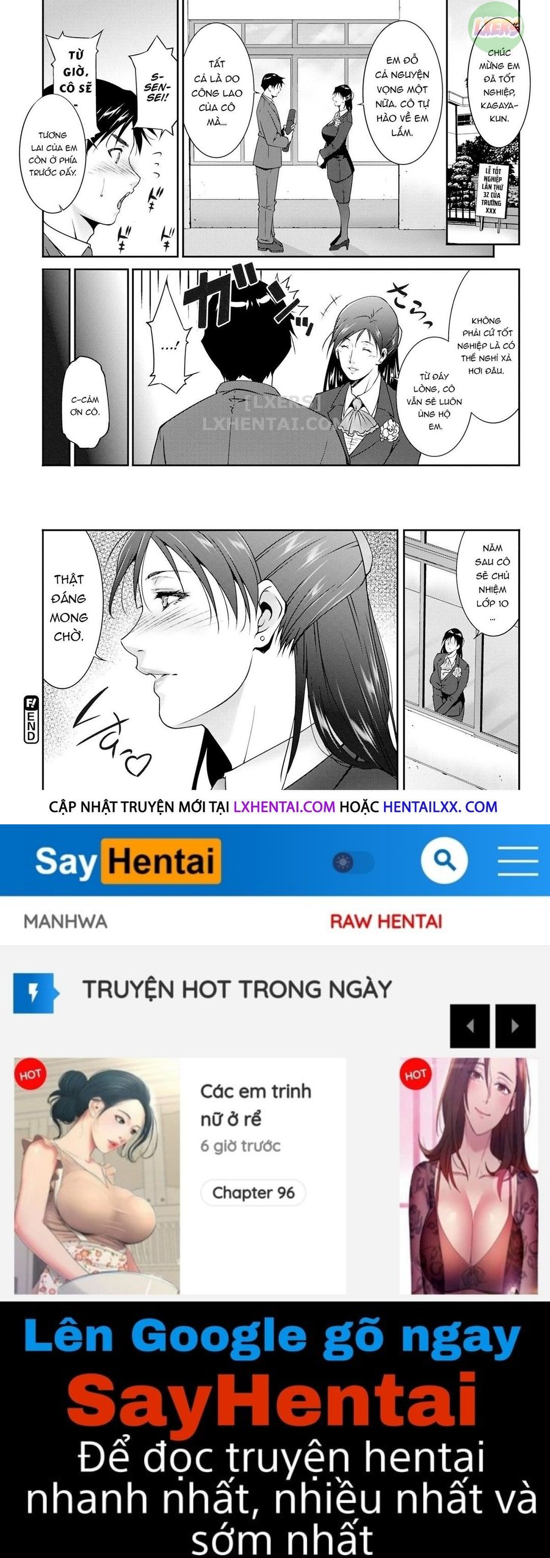 Hentai Không che: Cô giáo mãi đỉnh Chapter 6 - Trang 22