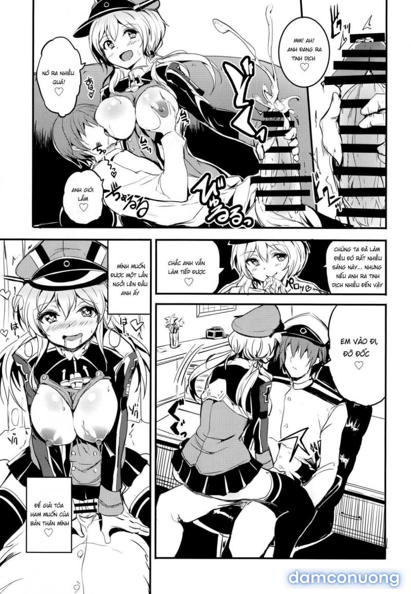 Áo Ngủ, Quân Phục, Bikini Prinz Eugen (Kantai Collection -KanColle-) Oneshot - Trang 9 - Dâm Cô Nương