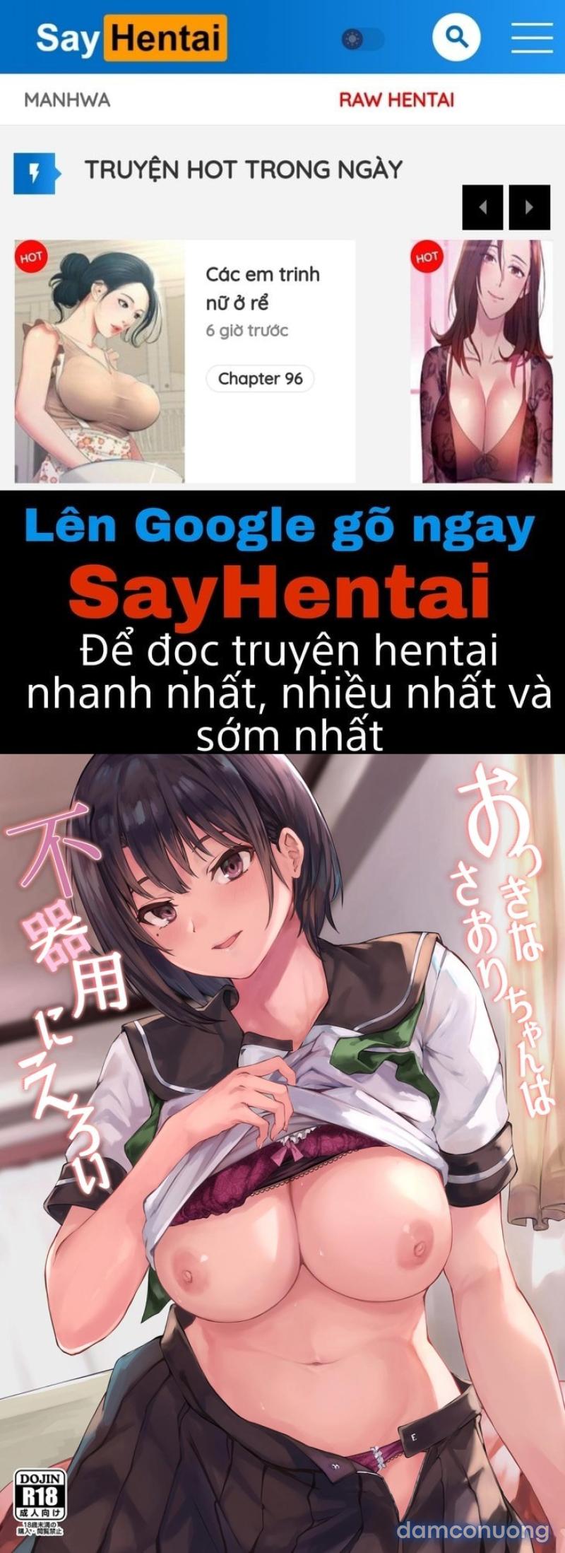 Saori-chan to con nhưng hậu đậu Chapter 1 - Trang 1 - Dâm Cô Nương