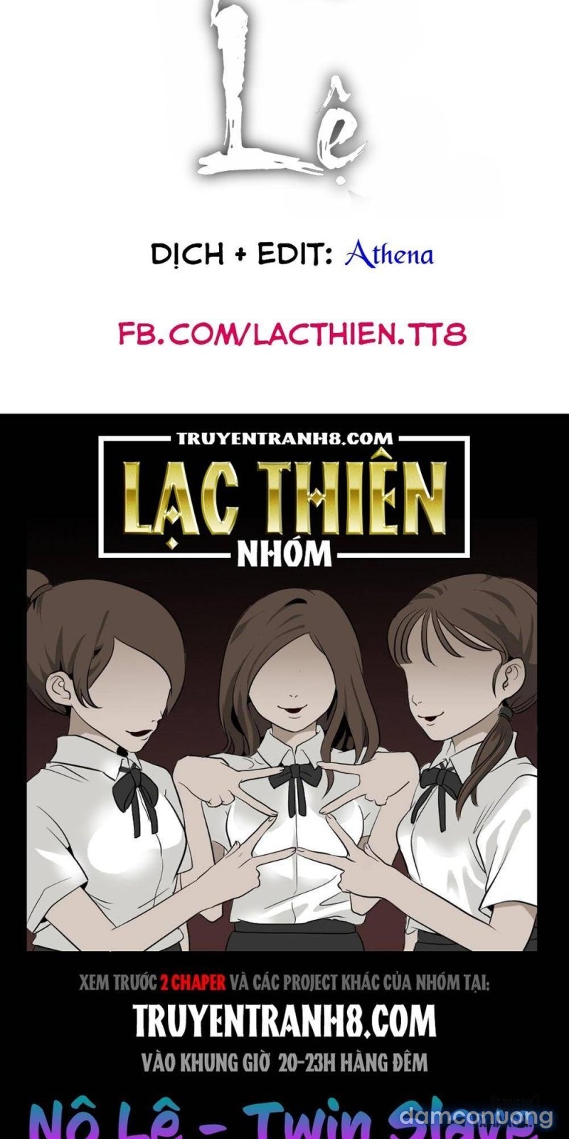 Twin Slave - Nô Lệ Chapter 8 - Trang 2 - Dâm Cô Nương