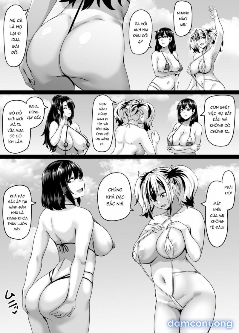 Kazoku Ryokou wa Yarimoku Beach de Sex Zanmai Chapter 3 - Trang 5 - Dâm Cô Nương