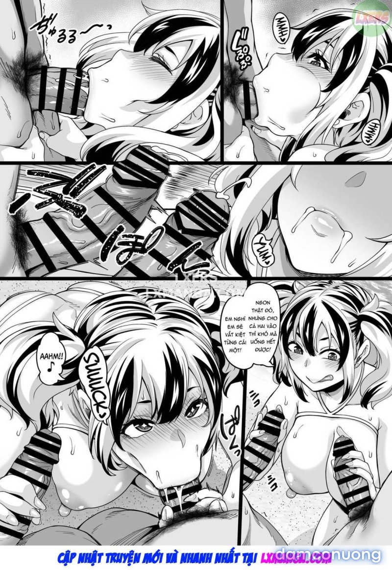 Kazoku Ryokou wa Yarimoku Beach de Sex Zanmai Chapter 2 - Trang 17 - Dâm Cô Nương