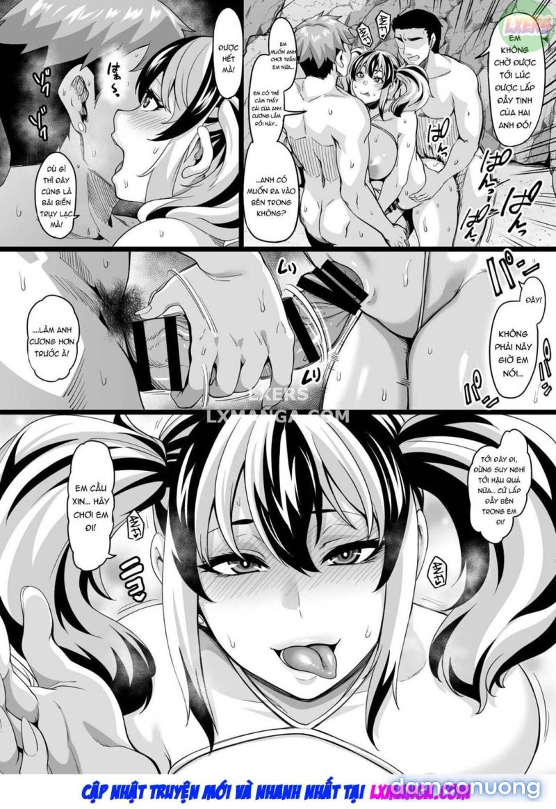 Kazoku Ryokou wa Yarimoku Beach de Sex Zanmai Chapter 2 - Trang 27 - Dâm Cô Nương