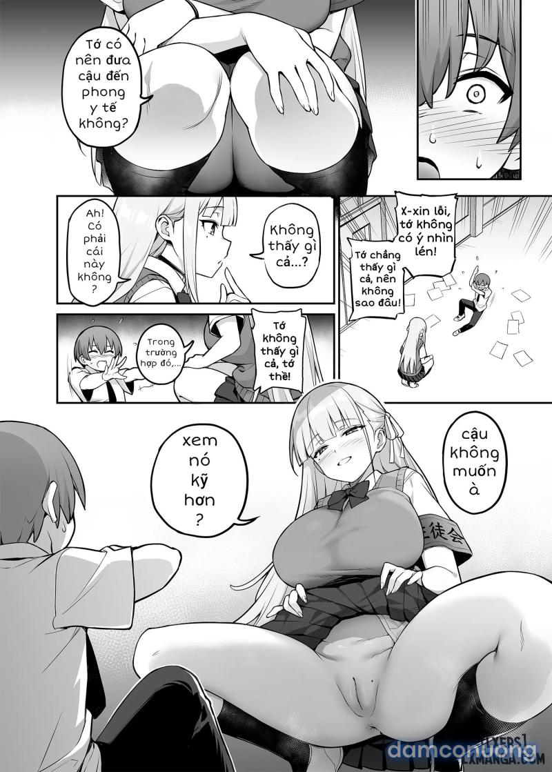 Akogare No Seitokaichou Ga Kyonyuu Sugiru Ken Chapter 1 - Trang 10 - Dâm Cô Nương