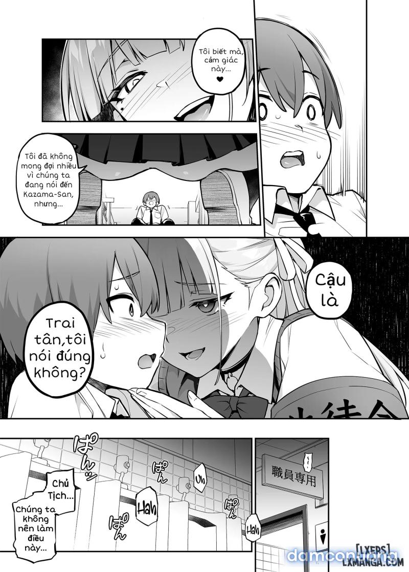 Akogare No Seitokaichou Ga Kyonyuu Sugiru Ken Chapter 1 - Trang 11 - Dâm Cô Nương