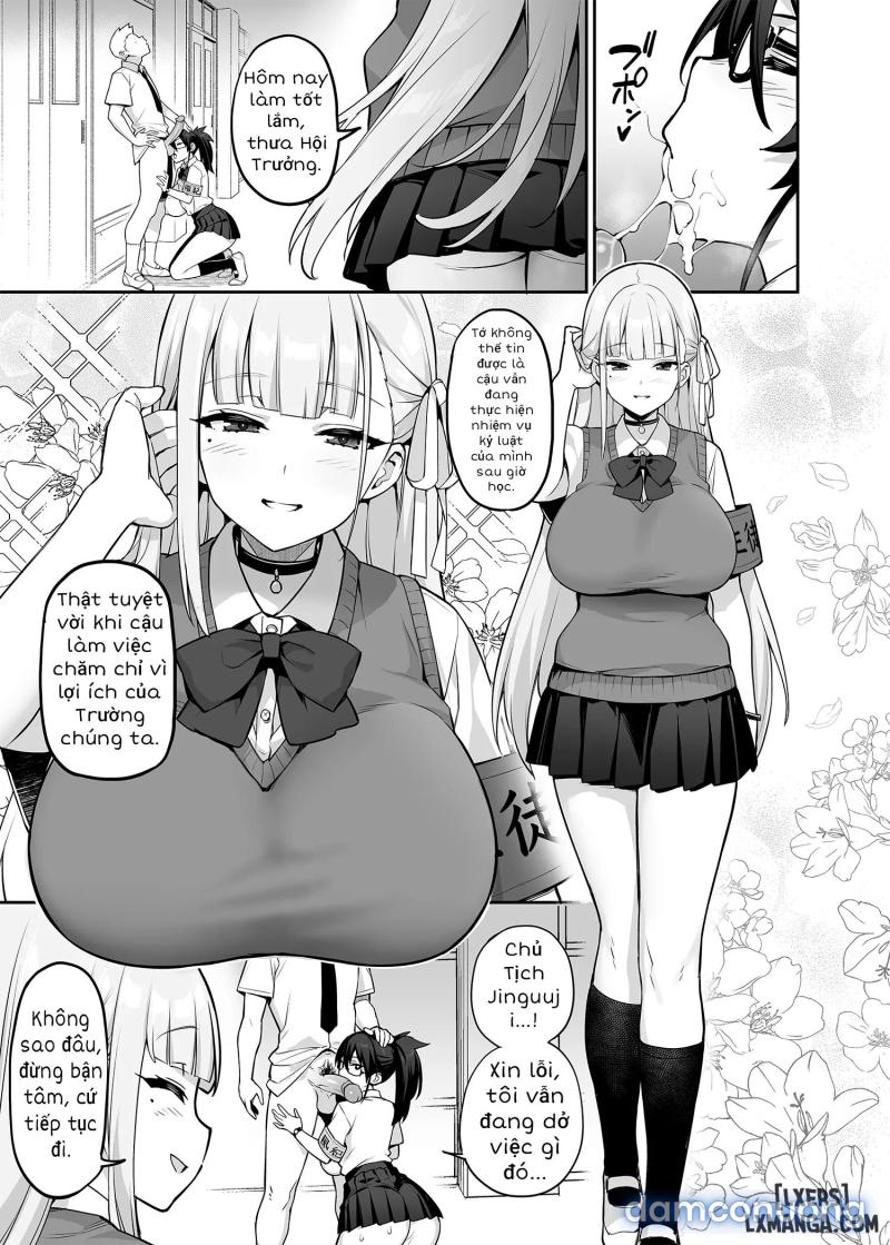 Akogare No Seitokaichou Ga Kyonyuu Sugiru Ken Chapter 1 - Trang 7 - Dâm Cô Nương