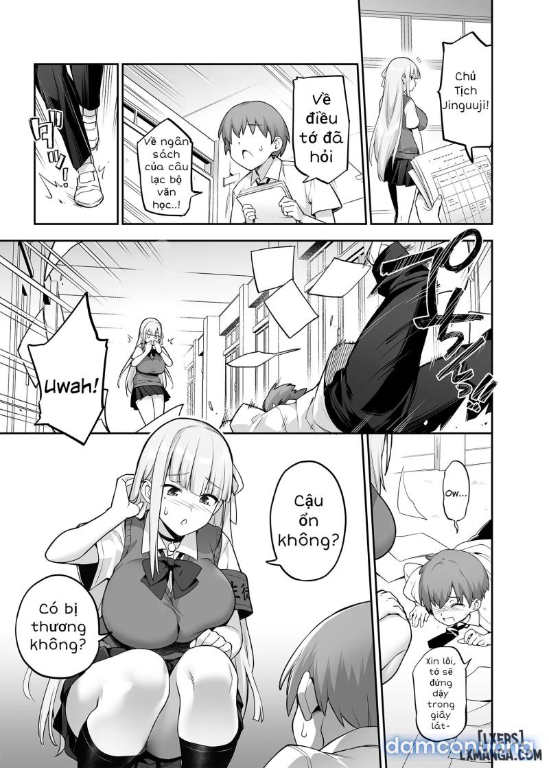 Akogare No Seitokaichou Ga Kyonyuu Sugiru Ken Chapter 1 - Trang 9 - Dâm Cô Nương