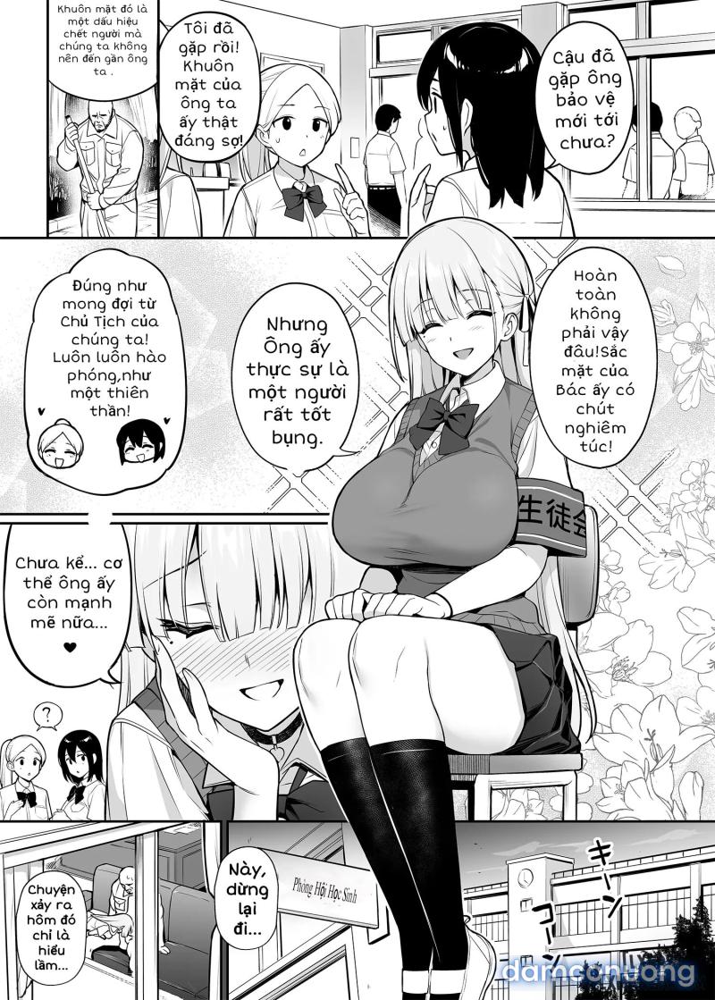 Akogare No Seitokaichou Ga Kyonyuu Sugiru Ken Chapter 3 - Trang 2 - Dâm Cô Nương