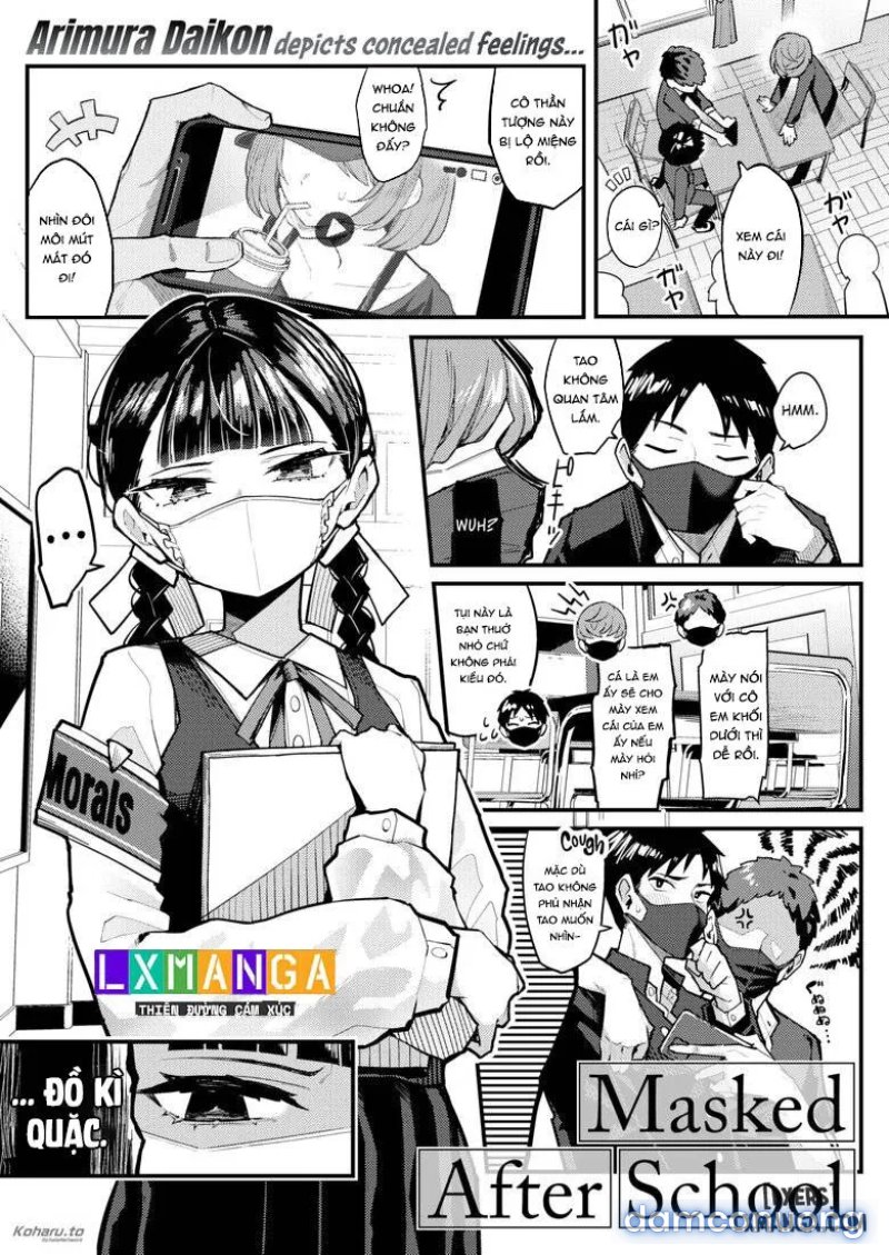 Mặt nạ sau giờ học Oneshot - Trang 4 - Dâm Cô Nương