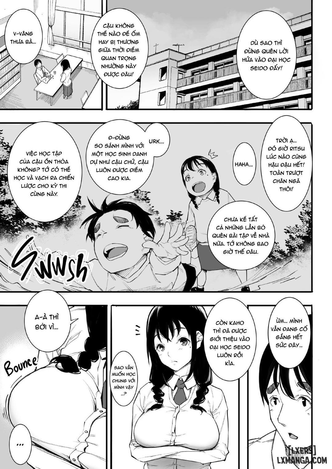 Xin lỗi, tớ lại bị gọi đi làm tình nữa rồi Oneshot - Trang 6 - Dâm Cô Nương