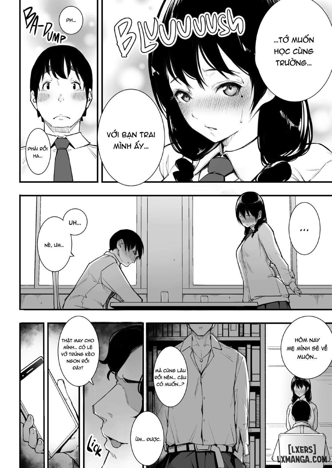 Xin lỗi, tớ lại bị gọi đi làm tình nữa rồi Oneshot - Trang 7 - Dâm Cô Nương