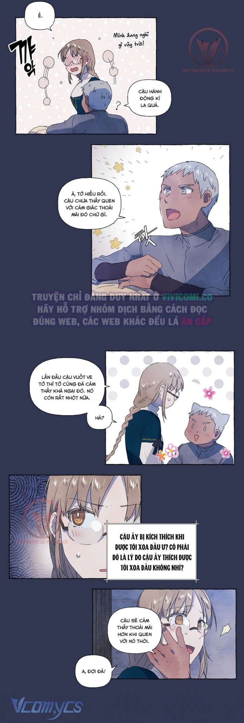 [18+] Chàng Sói Ngốc và Nàng Thủ Thư Chapter 7 - Trang 6 - Dâm Cô Nương
