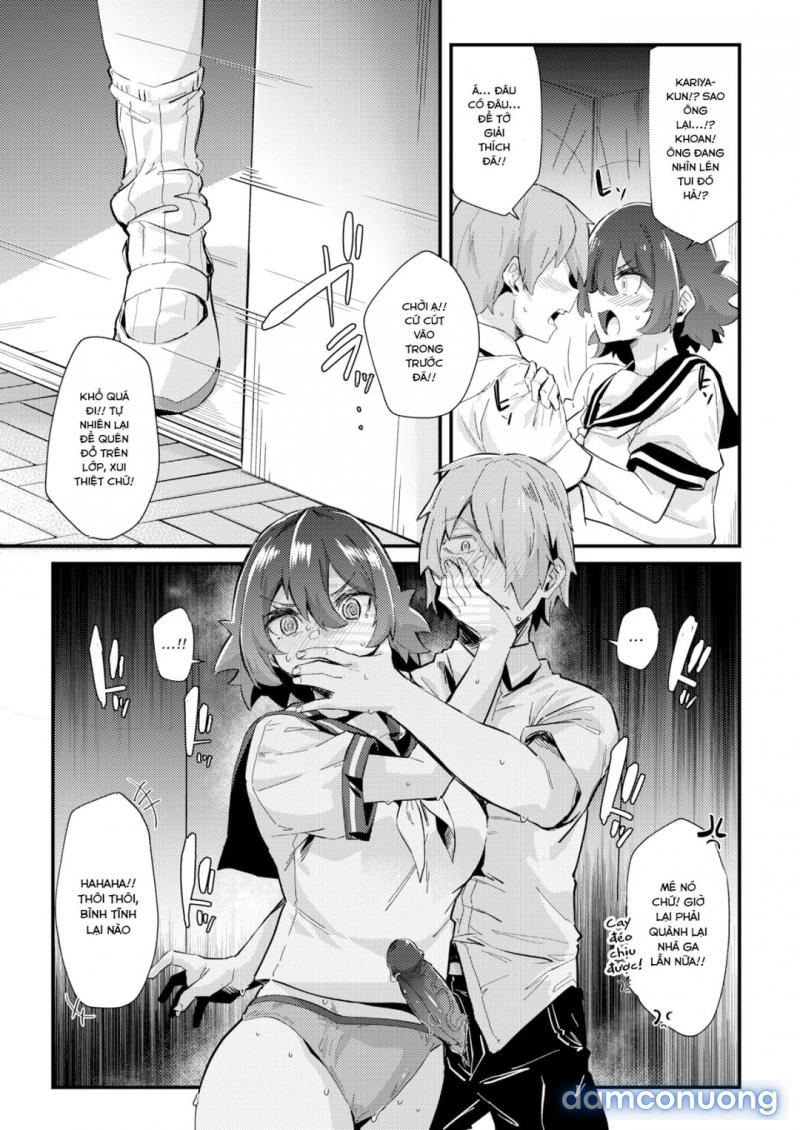 Trốn trong tủ đồ nhìn bạn thủ dâm Oneshot - Trang 6 - Dâm Cô Nương