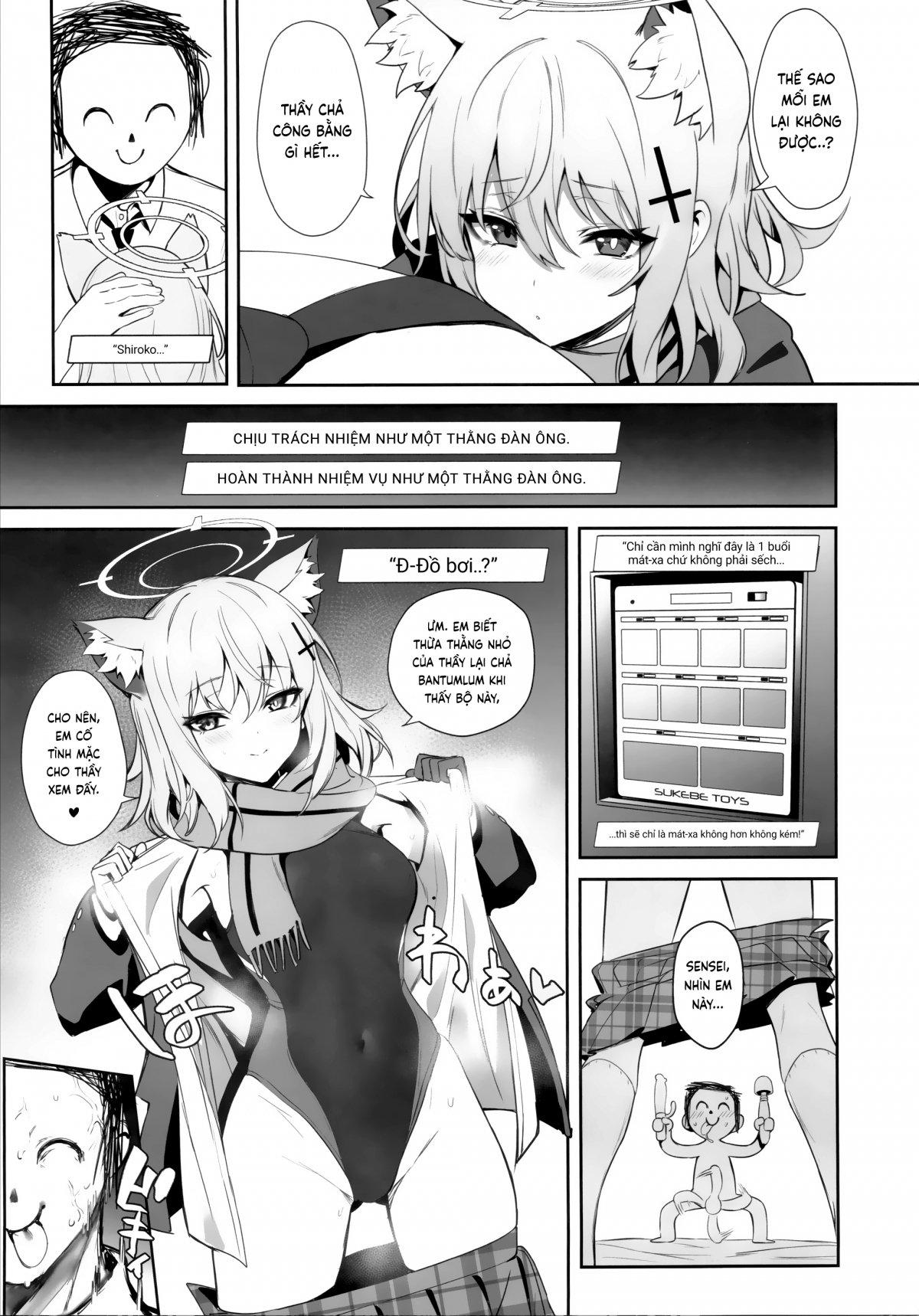 Bị Shiroko Siuuuu Hứng Tình Ép Vào Khách Sạn Tình Yêu Oneshot - Trang 9 - Dâm Cô Nương