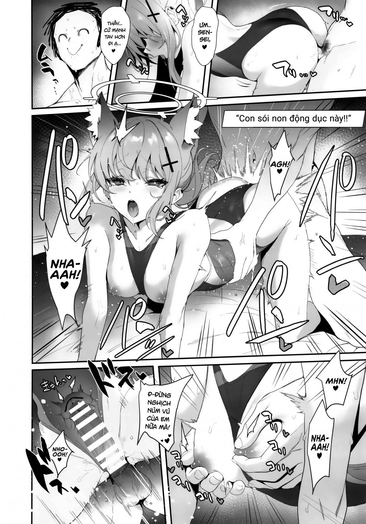 Bị Shiroko Siuuuu Hứng Tình Ép Vào Khách Sạn Tình Yêu Oneshot - Trang 16 - Dâm Cô Nương