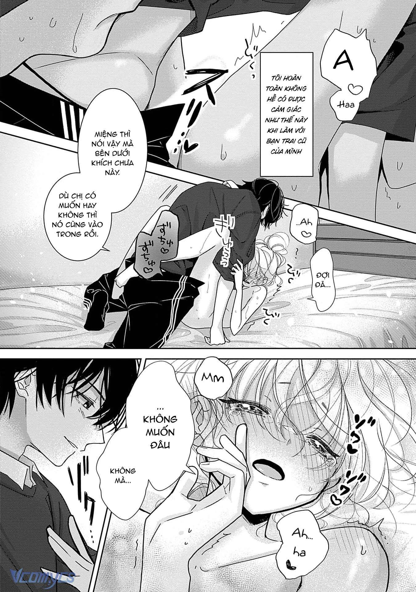 [18+]Bị Em Trai Nhà Bên Dụ Dỗ Rồi!!! Chapter 1 - Trang 4 - Dâm Cô Nương