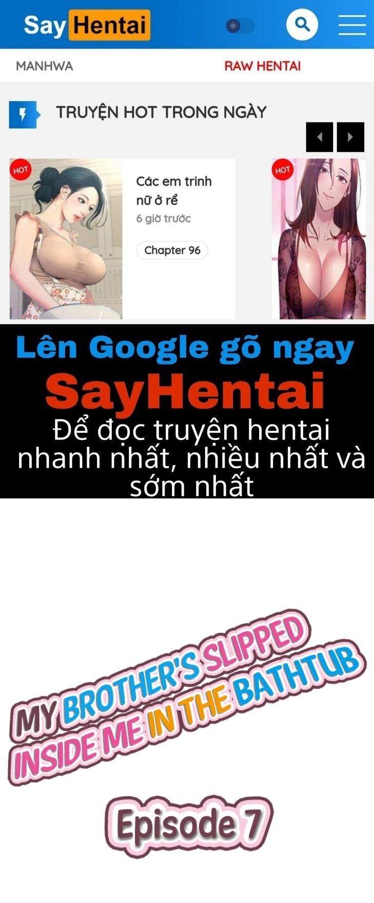 Tắm cùng anh trai Chapter 7 - Trang 1 - Dâm Cô Nương