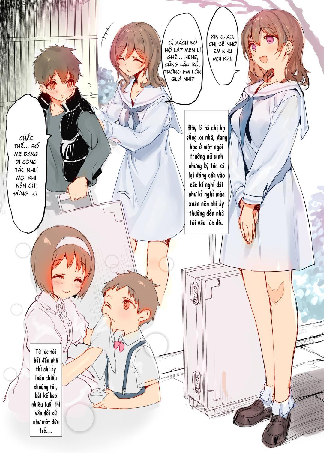 Osu ni Natta Boku to Mesu ni Natta Onee-chan Oneshot - Trang 3 - Dâm Cô Nương