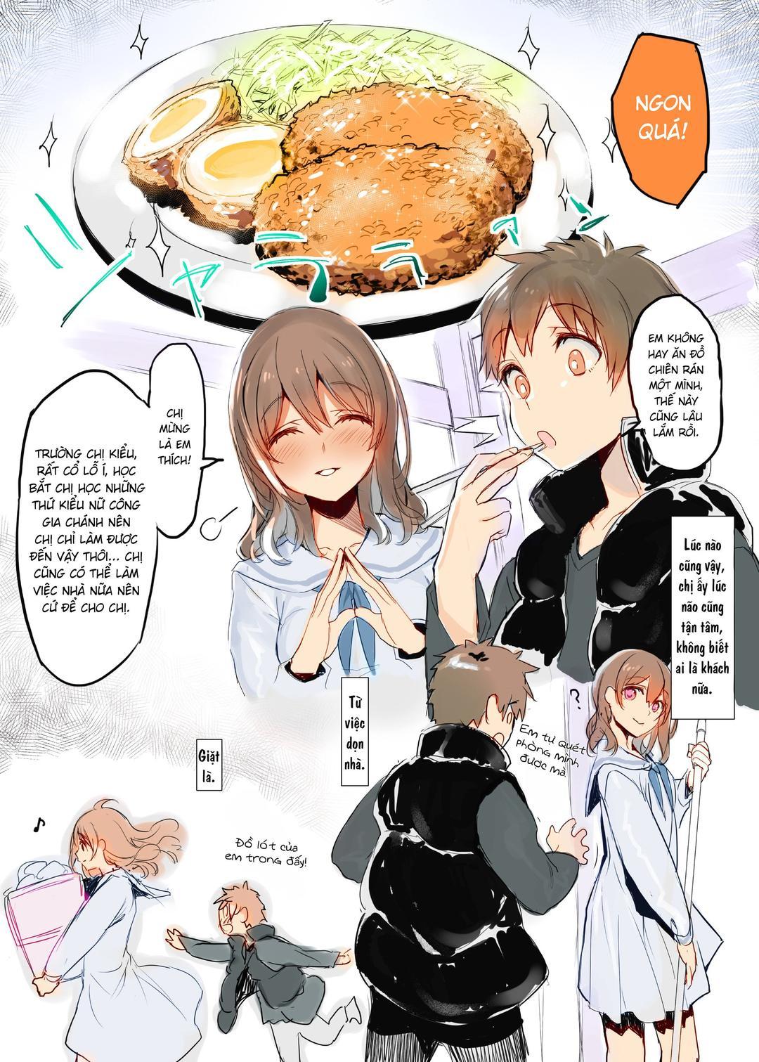Osu ni Natta Boku to Mesu ni Natta Onee-chan Oneshot - Trang 4 - Dâm Cô Nương