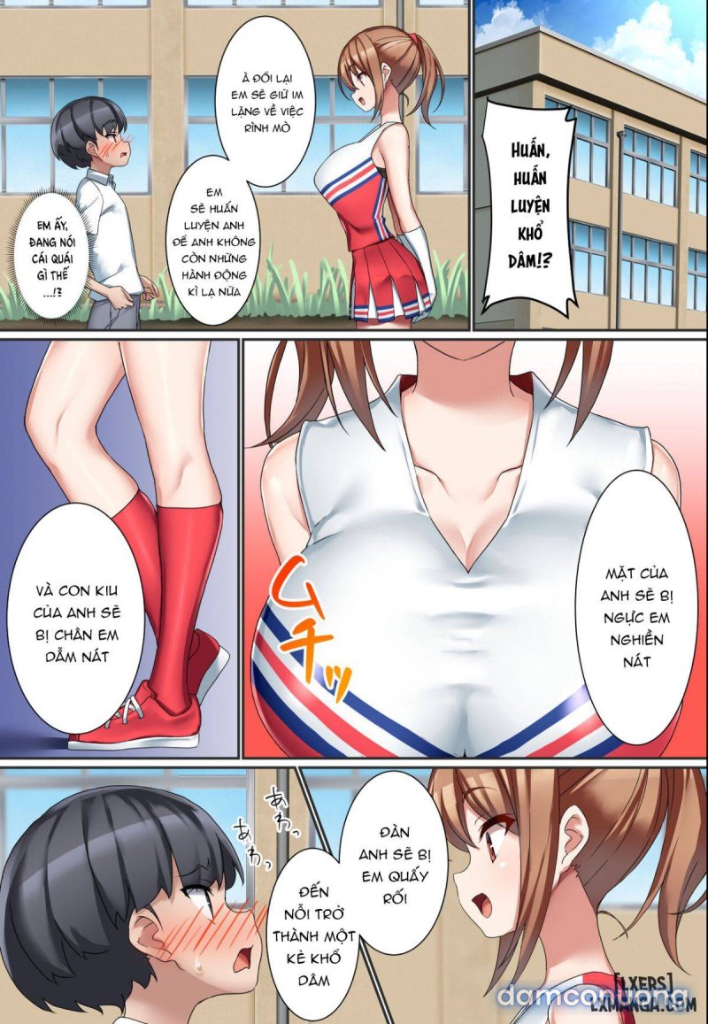 Kouhai Do-S Cheerleader ni Do-M Choukyou Sareta Otoko no Hanashi Chapter 1 - Trang 13 - Dâm Cô Nương