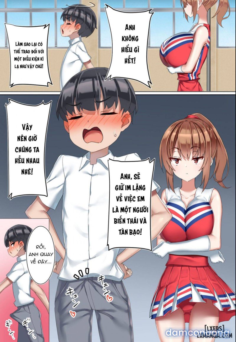 Kouhai Do-S Cheerleader ni Do-M Choukyou Sareta Otoko no Hanashi Chapter 1 - Trang 14 - Dâm Cô Nương