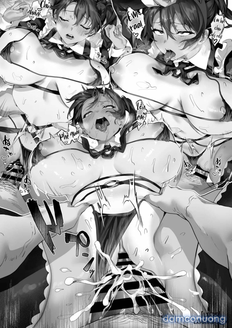 Hiyakeato no Musume to Fuufu ni natta Sono Yoru, Gibo mo Ukkari Haramasete shimau Natsu Oneshot - Trang 63 - Dâm Cô Nương
