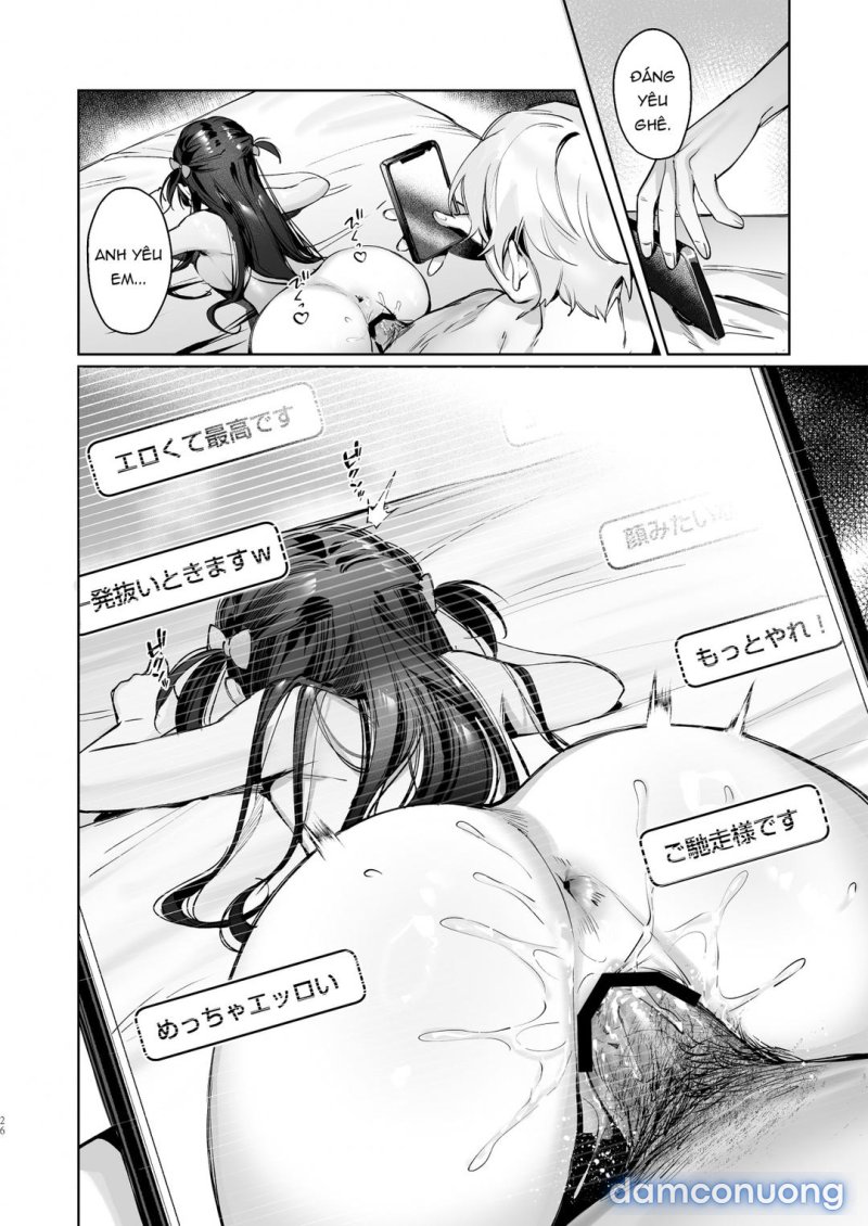 Vtuber na Kanojo, Zecchou Ecchi Nama Haishin Oneshot - Trang 25 - Dâm Cô Nương
