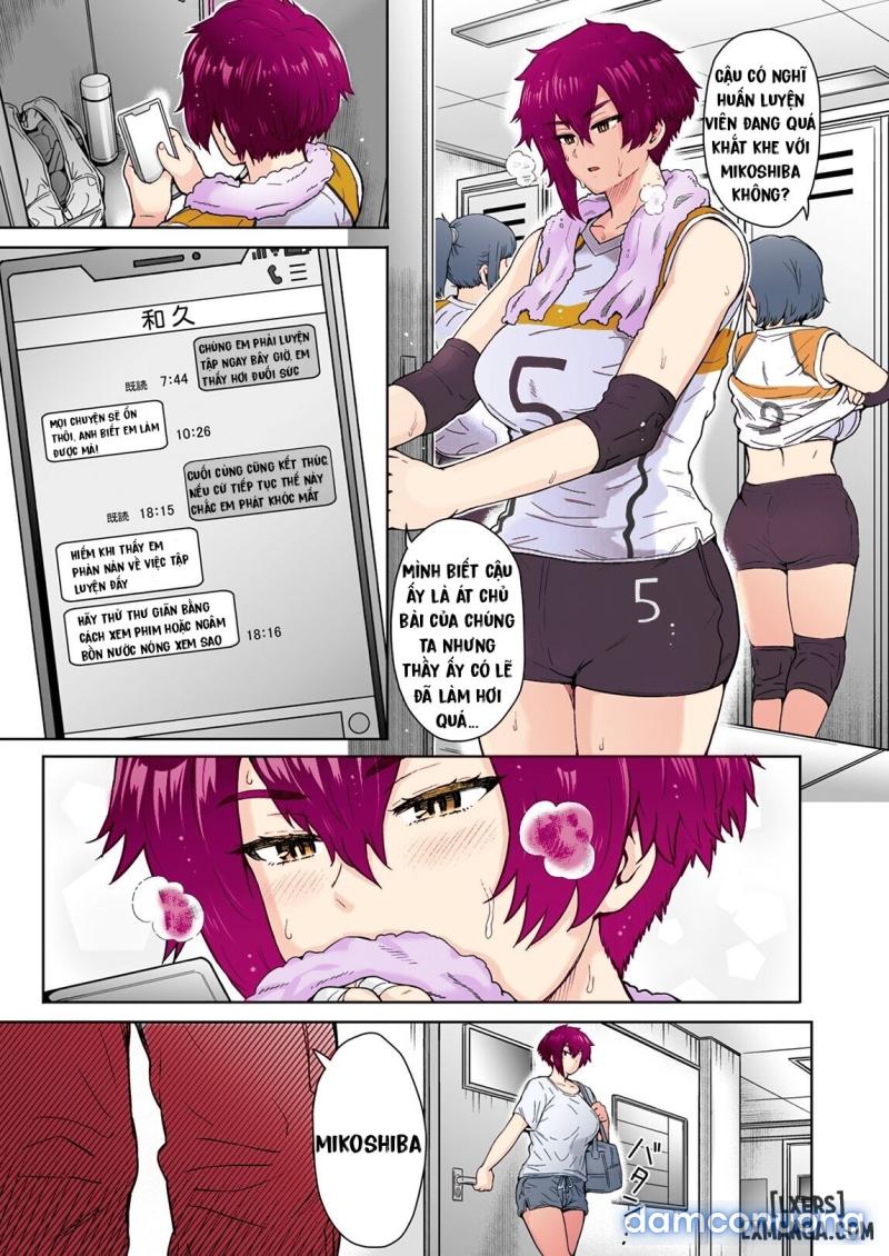 Fuaiso de Senotakai Kanojo ga Ore no Shiranai Ma ni… - My Unfriendly Tall Girlfriend Became Like That Behind My Back Oneshot - Trang 9 - Dâm Cô Nương