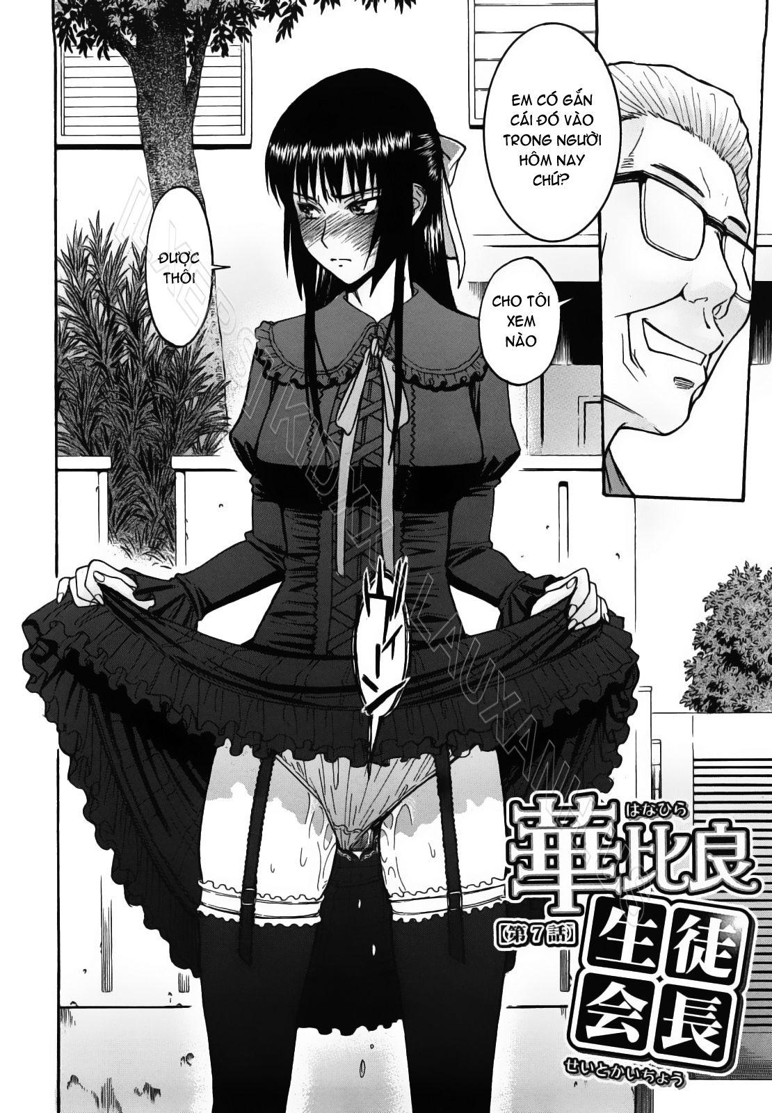 Hội trưởng hội học sinh Hanahira hư hỏng Chapter 7 - Trang 2 - Dâm Cô Nương