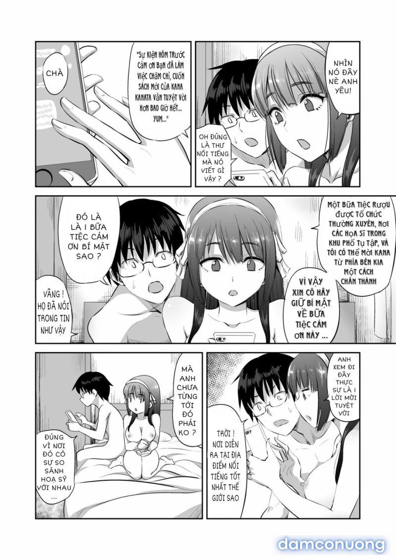 Doujin Sakka no Kanojo ga Kamieshi ni Netorareru Hanashi Oneshot - Trang 6 - Dâm Cô Nương