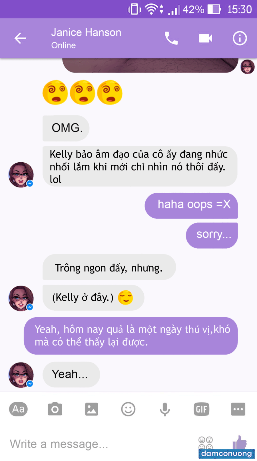 Chat S.e.x Cùng Janice Chapter 2 - Trang 3 - Dâm Cô Nương
