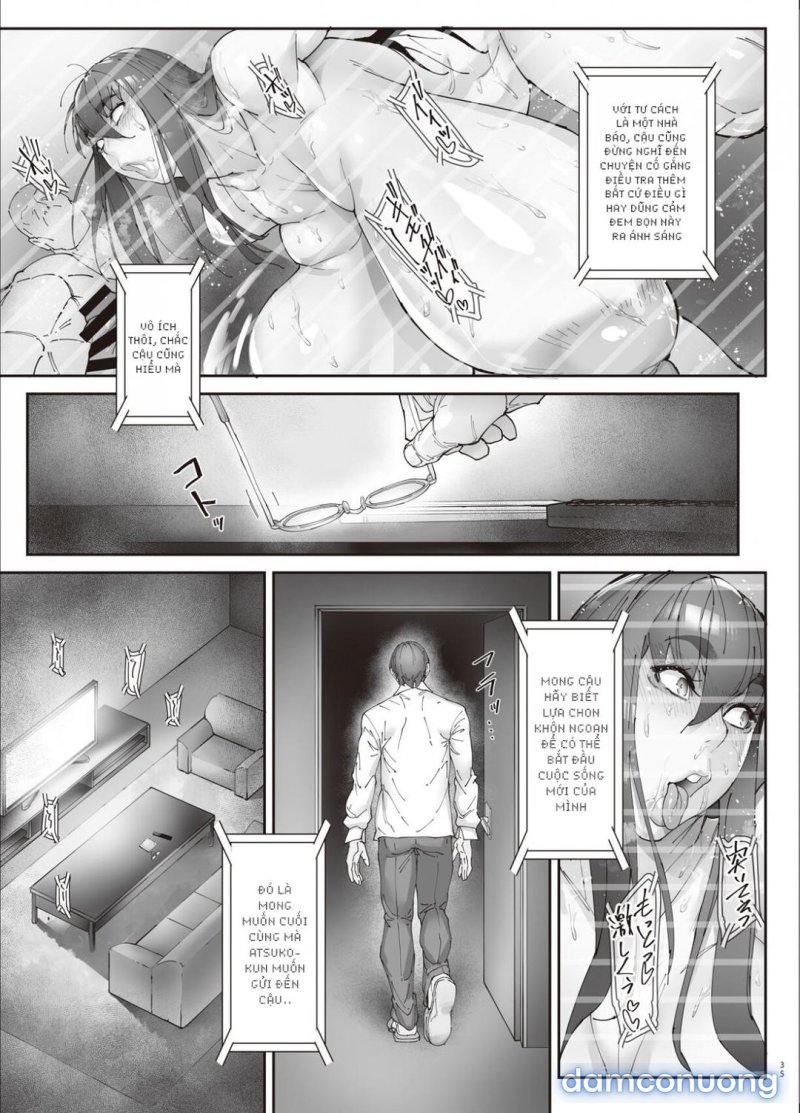 Bị mắc bẫy và bị ô uế ~Đặc vụ Atsuko, thám tử đã có gia đình Chapter 3 - Trang 32 - Dâm Cô Nương