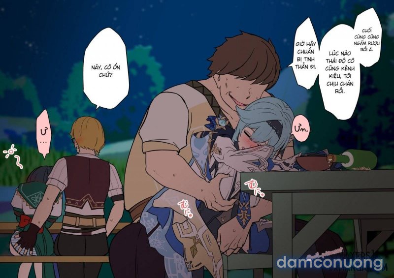Ninmu Owari no Eula ni Osake o Nomasete Warui Koto o Suru Hanashi Oneshot - Trang 2 - Dâm Cô Nương